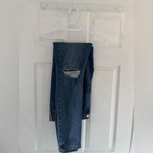 Tall TopShop Ripped Jamie jeans